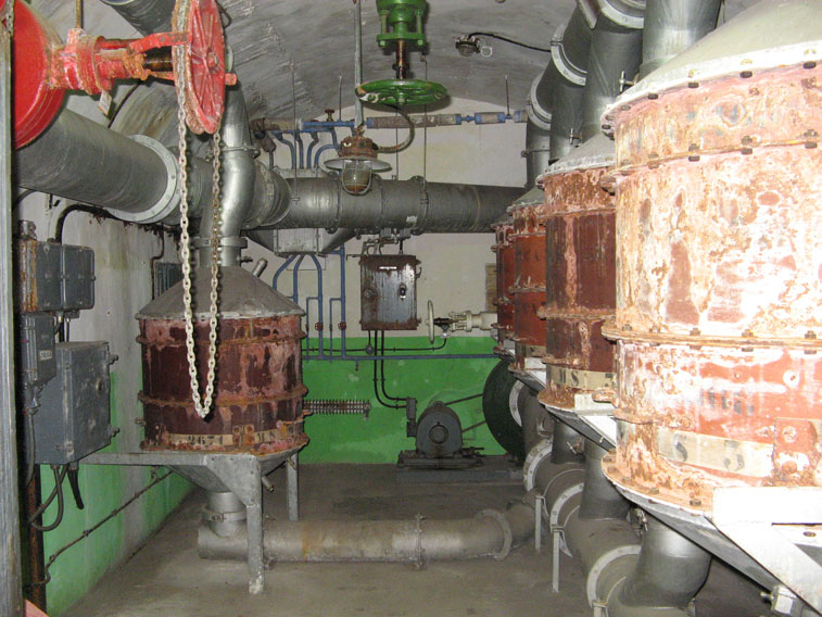 Gros Ouvrage du Saint-Gobain-La sala filtri