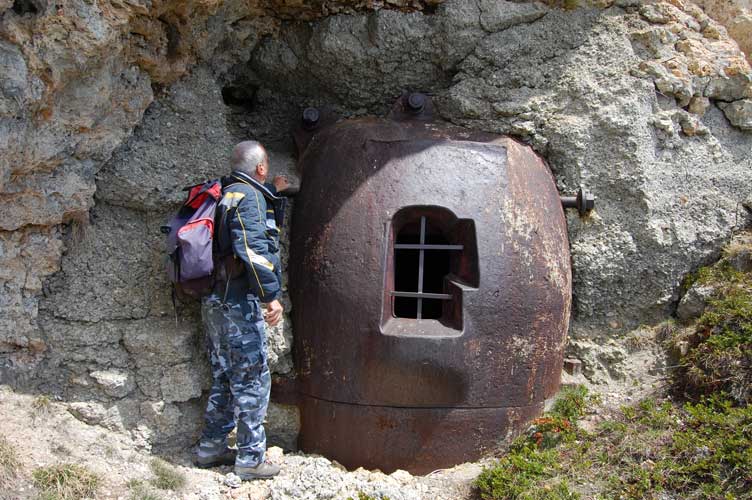 Casamatta metallica per pezzo da 75/27