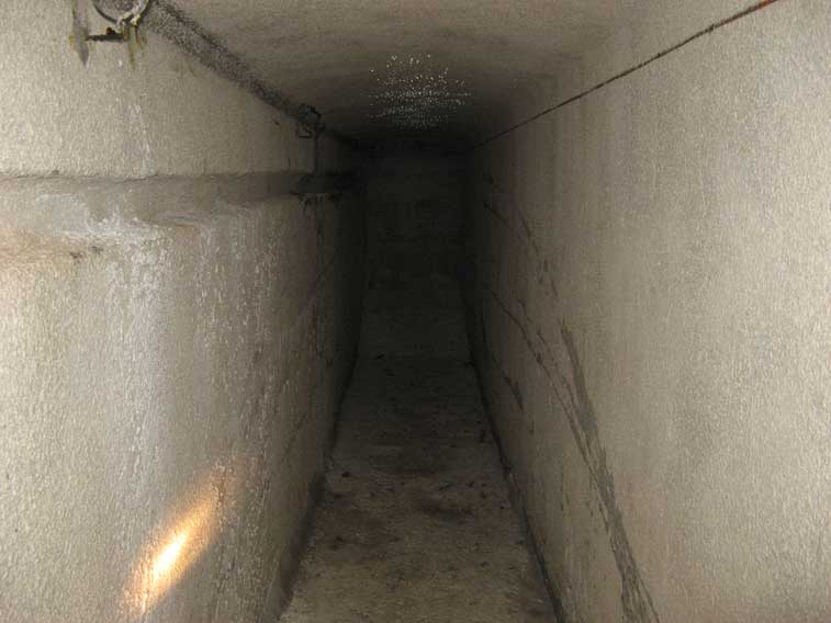 Diramazione verso il pozzo della casamatta A2