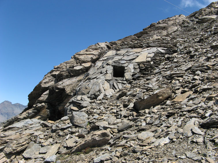 Il fronte W del malloppo dell'osservatorio con l'apertura della fotofonica orientata verso il Centro 8