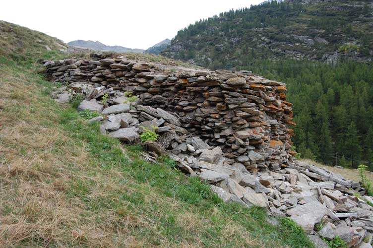 Il fronte E della Postazione