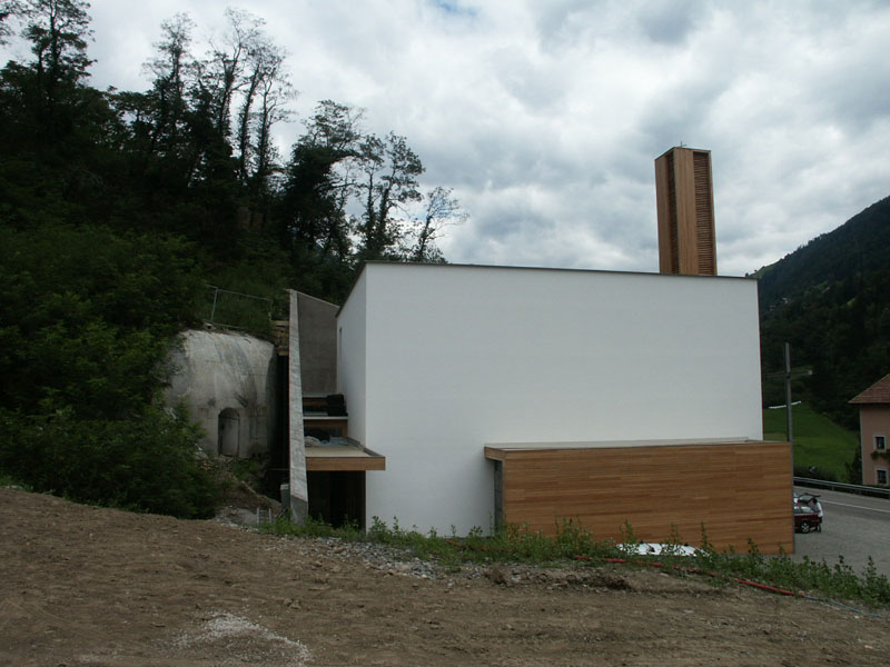 La chiesa in costruzione