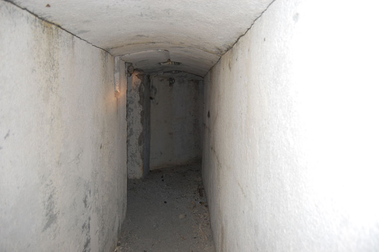 Corridoio verso la casamatta