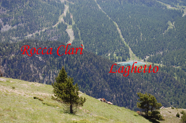 La Rocca e il laghetto artificiale