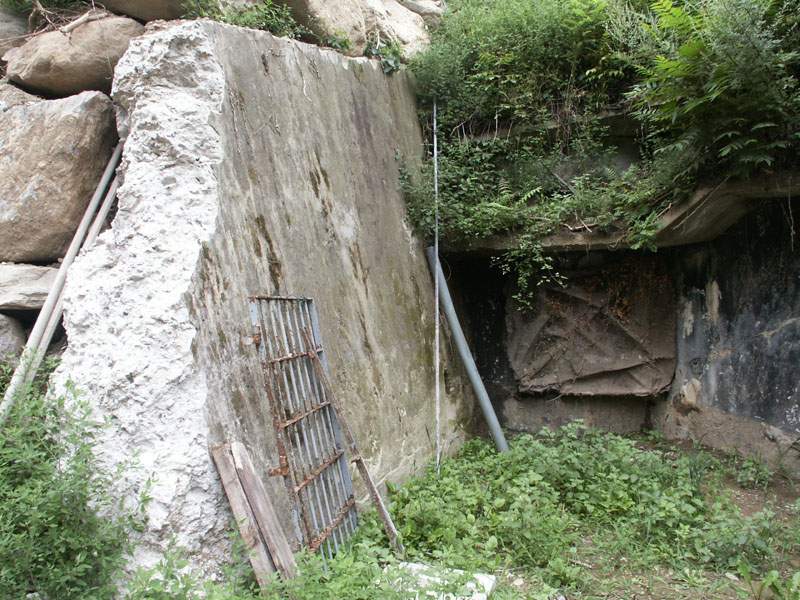la griglia che sicuramente era dietro la porta