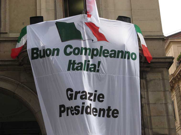 In attesa dell'arivo del Pressidente della Repubblica,domani 18 marzo