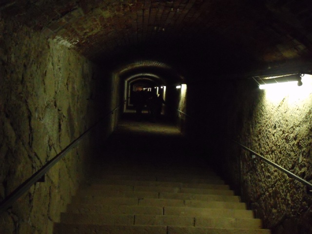 La scalinata di 452 gradini.