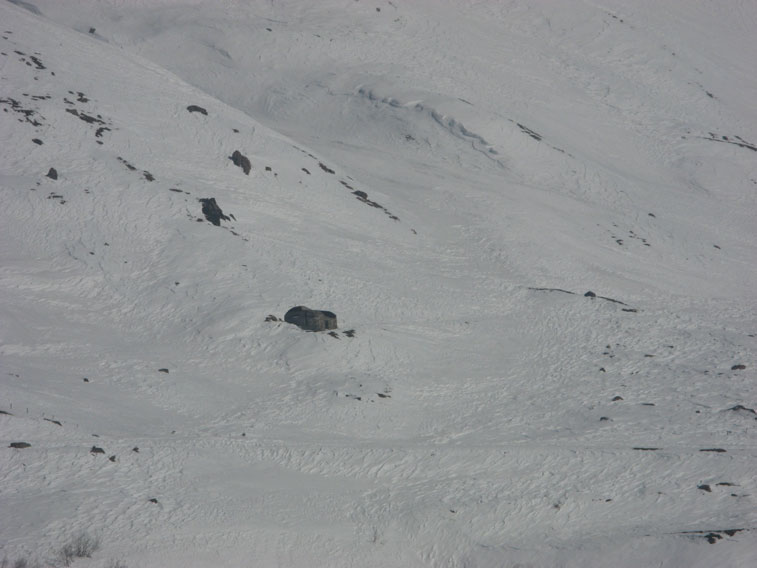 Vista invernale della 37