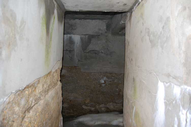 Accesso alla casamatta dell'arma