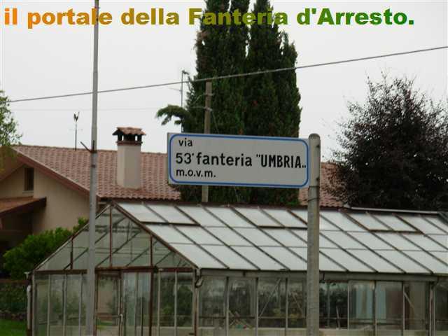 La targa della via
