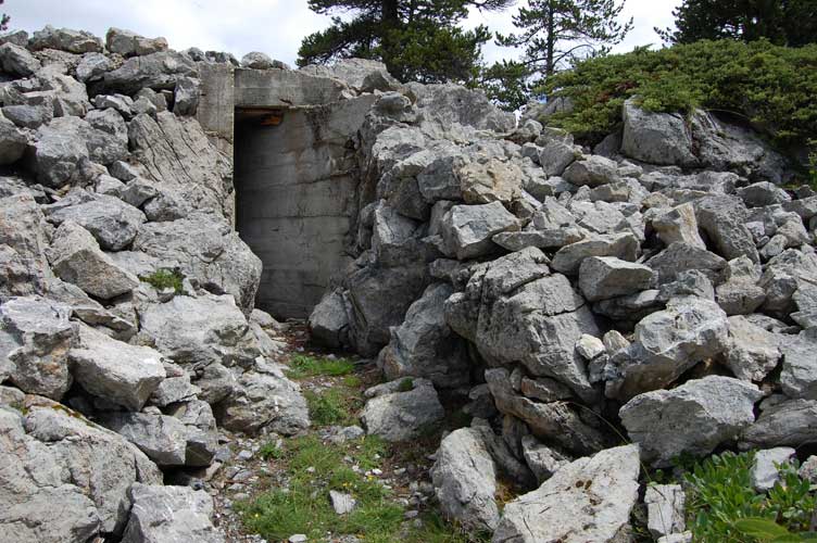 La trincea di accesso