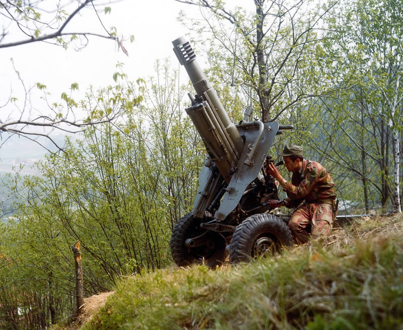 105/14 modello 56 - foto promozionale della Oto Melara