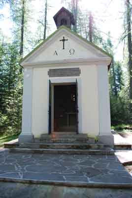 Chiesetta del 5° Alpini realizzata nel 1916