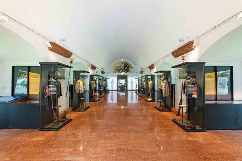 La sala principale del museo La sala principale del museo