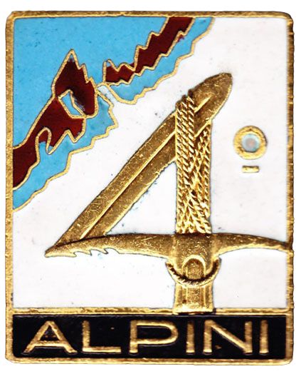 Distintivo storico del 4° Alpino 4rgt alp