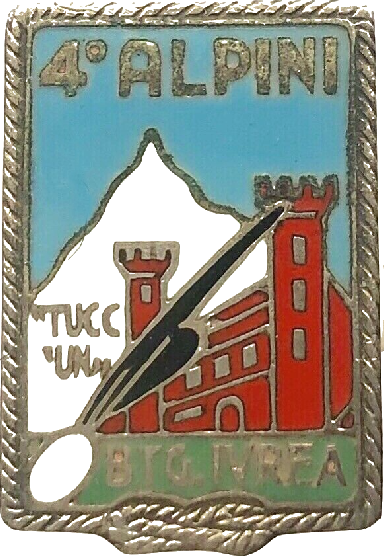 Distintivo del battaglione inquadrato nel 4° Rgt Alpini ivrea