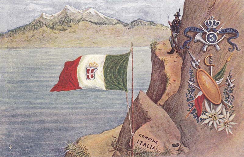 Cartolina del btg. Vestone vestone