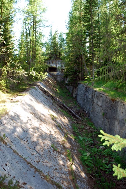 Fossato Anticaro sbarramento Passo Tre Croci