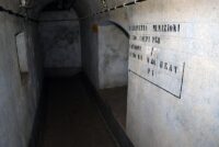 Riservetta di un'opera del vallo orientale. Sono indicate la quantità di colpi, il tipo di arma e anche la relativa postazione